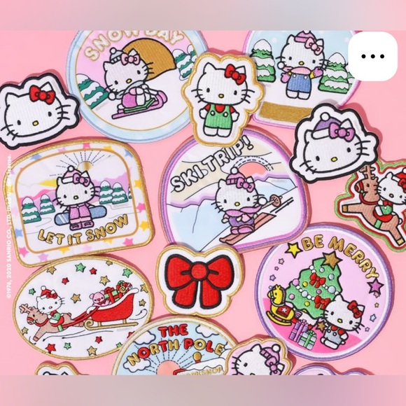 Stoney Clover Lane Sanrio hello kitty pouch and patch stickers bundle - Picture 13 of 13